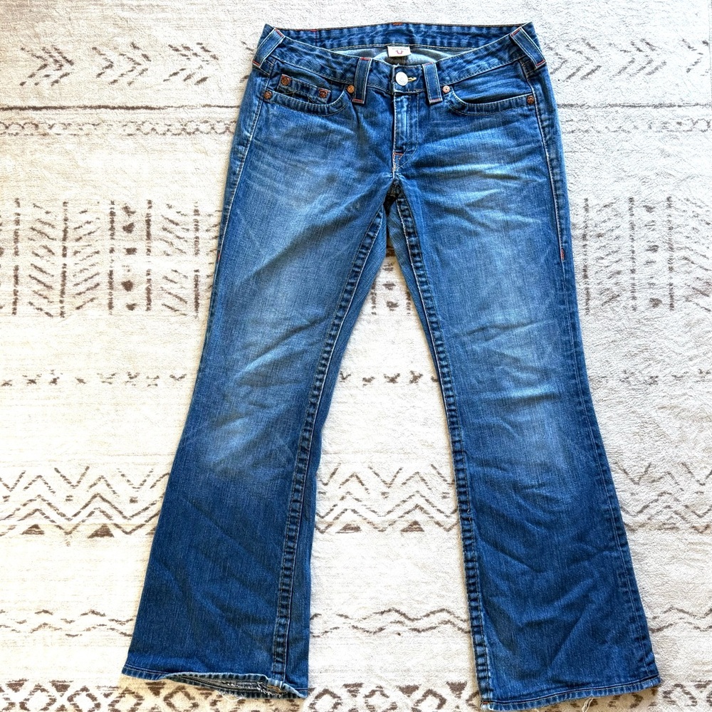 True Religion Blue Flare Jeans